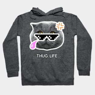 Cat Thug life Hoodie